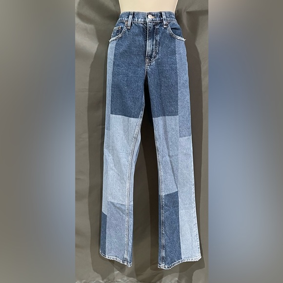 American Eagle Outfitters Denim - American Eagle distressed look patchwork jeans